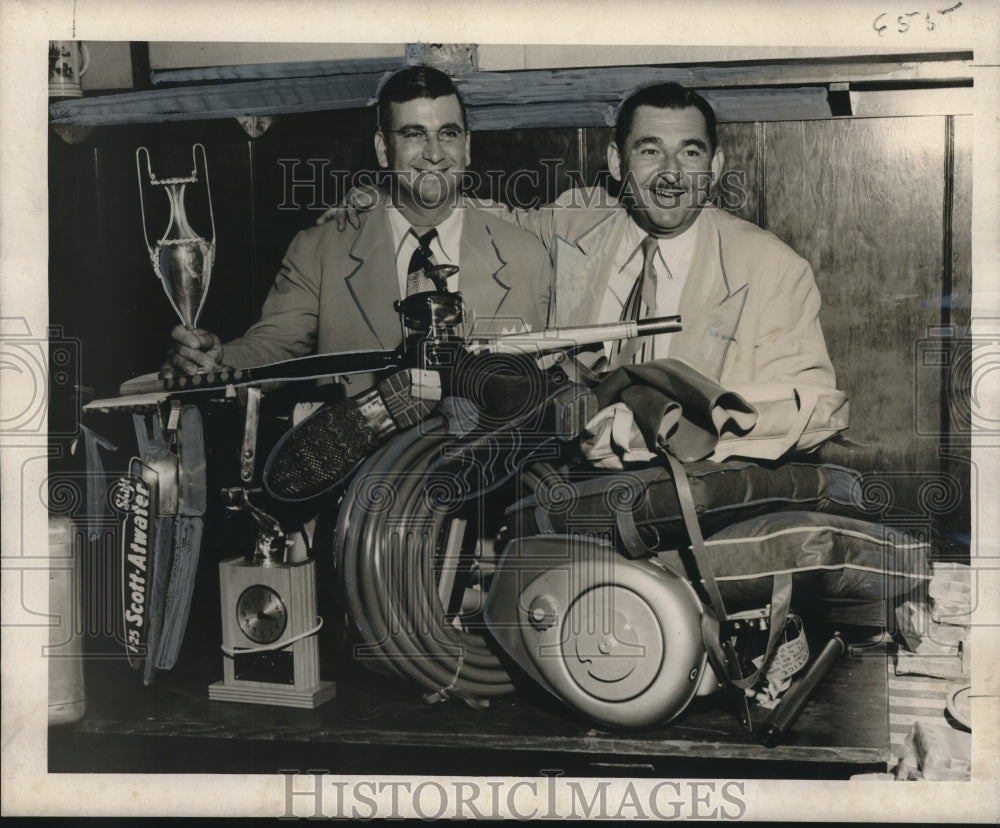 1950 C. J. Frey &amp; E. T. Gonzales, Winners, City Limits Tarpon Rodeo-Historic Images