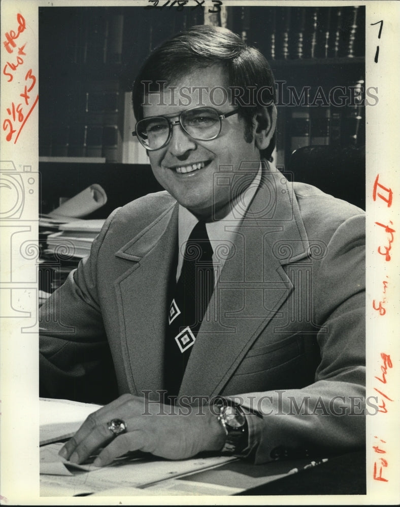 1979 Press Photo Attorney Charles C. Foti at work in his office - noo18733 - Historic Images