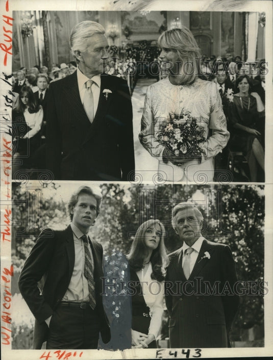 1981 Press Photo John Forsythe and Linda Evans starring in "Dynasty" - noo18926 - Historic Images