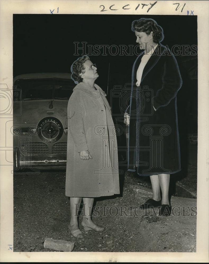 1965 Sisters-in-Law Show Truck Damage on France Street, New Orleans - Historic Images