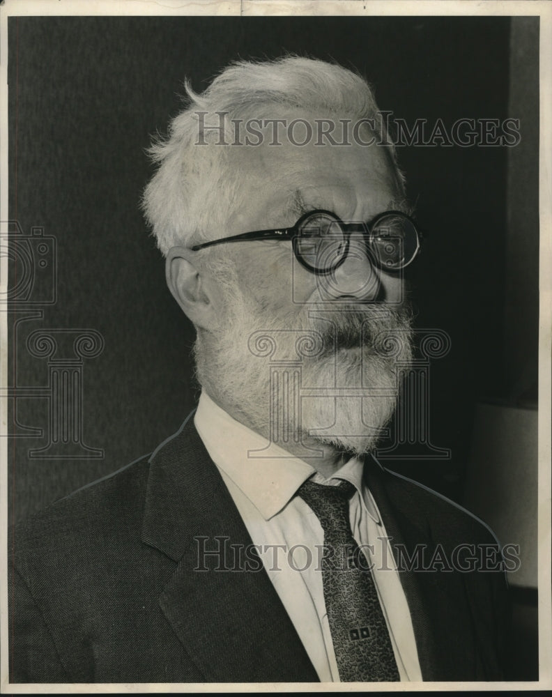 1961 Press Photo Cambridge University Professor of Genetics Sir Ronald Fisher - Historic Images