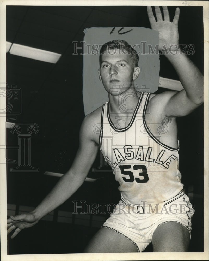 Press Photo De la Salle Highchool Basketball Player Mark Evers, New Orleans - Historic Images