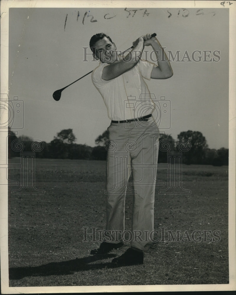 Press Photo Golf player Fritz Franz, Tulane University - noo19298 - Historic Images