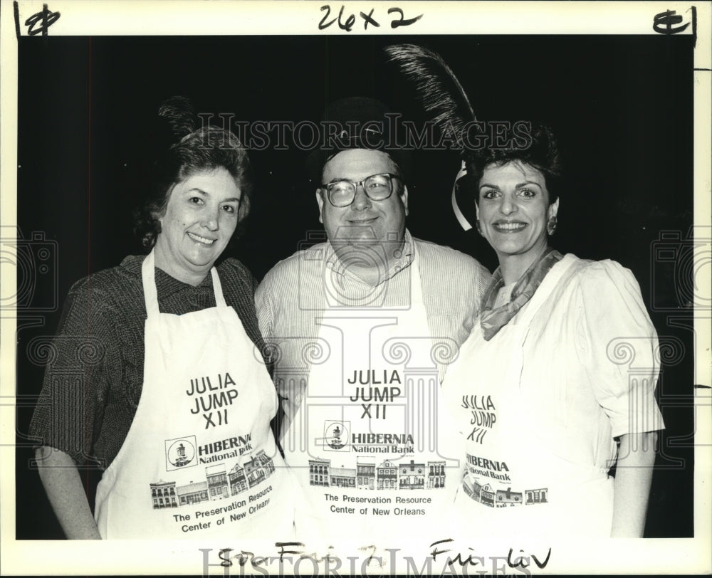 1989 Press Photo Preservation Resource Center Benefit Participants, New Orleans - Historic Images