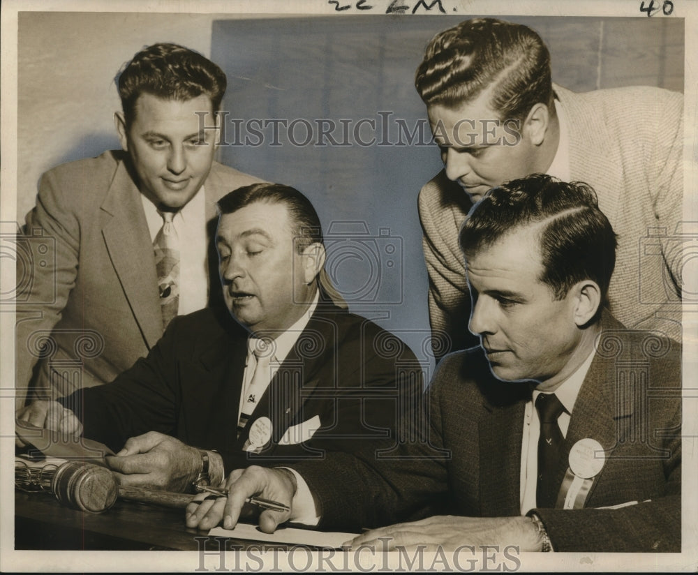 1955 New officers of Louisiana State Industrial Union Council - Historic Images