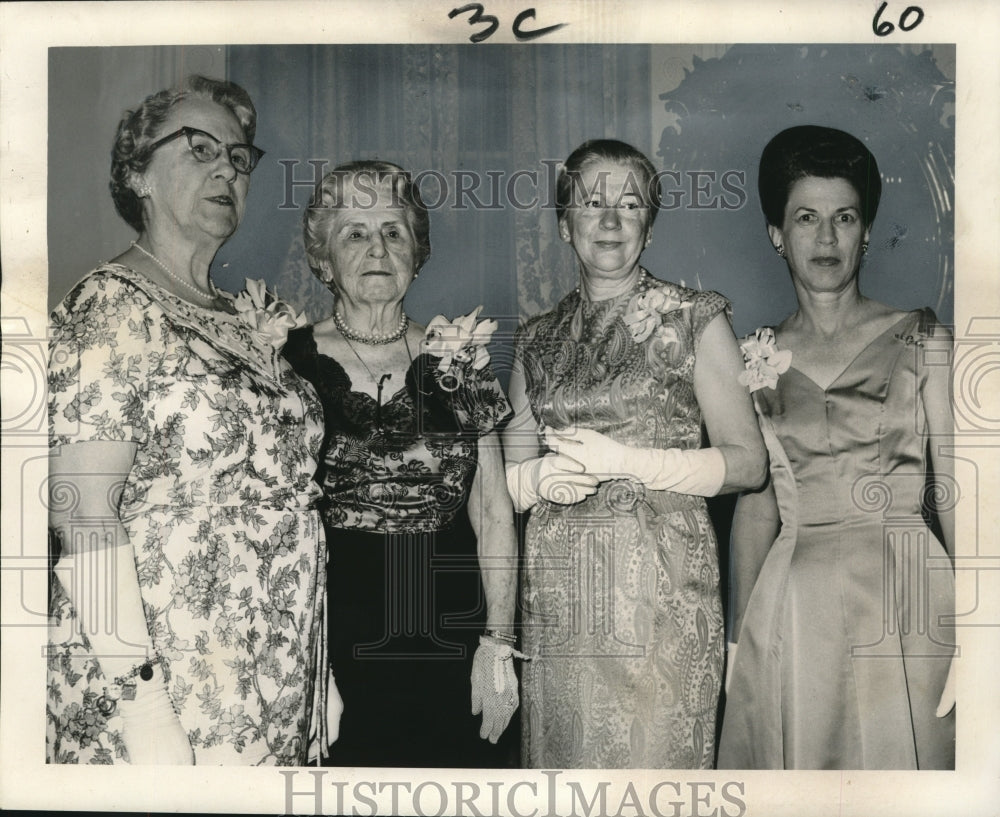 1965 Le Petit Salon Members at Annual Spring Reception, New Orleans - Historic Images