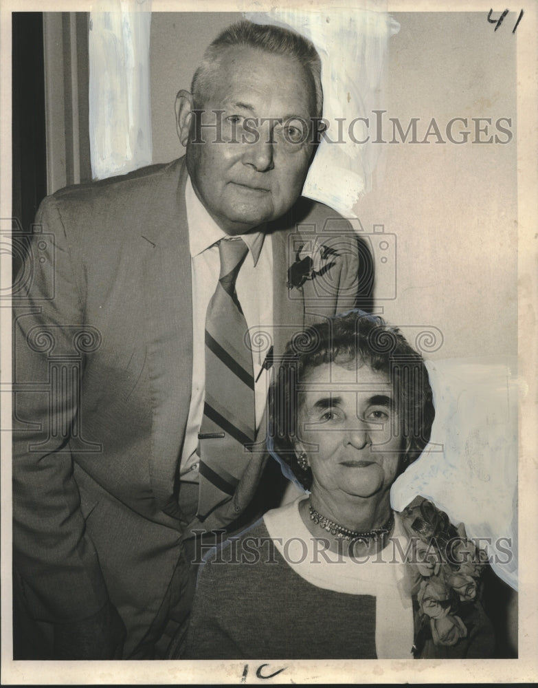 1971 Press Photo Mr. and Mrs. Roy Gardner&#39;s 50th wedding anniversary-Historic Images