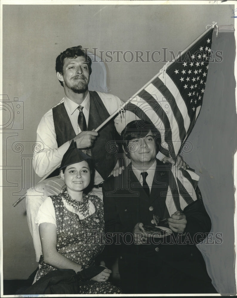 1971 Cast of LSU in New Orleans&#39; &quot;The Bride Wore Rice in her Hair&quot; - Historic Images