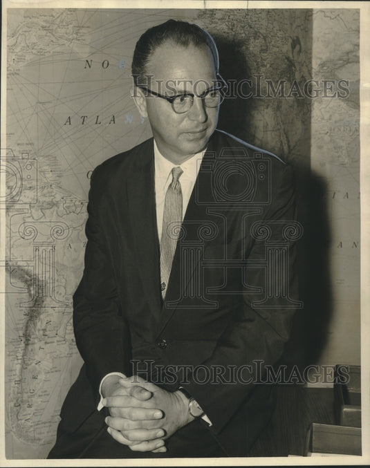 1966 Press Photo Yugoslav Assembly Bozidar Gorjan in New Orleans - noo20668-Historic Images