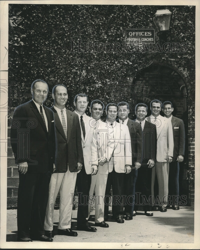 1967 Press Photo Tulane University Football Coaches - noo20727- Historic Images