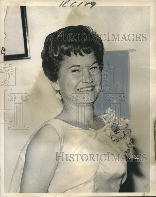1963 Press Photo Mrs. Gustave C. Gehr, Reserve Officers Association Ladies' Club-Historic Images