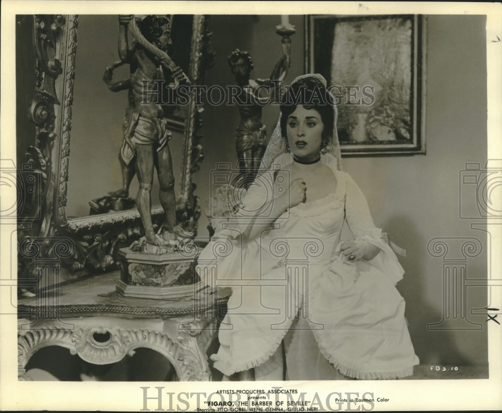 1959 Opera Singer Irene Genna in &quot;Figaro, the Barber of Seville&quot; - Historic Images