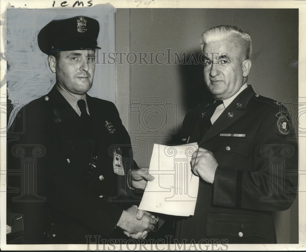 1963 Department of Defense Policeman Receives Commendation - Historic Images