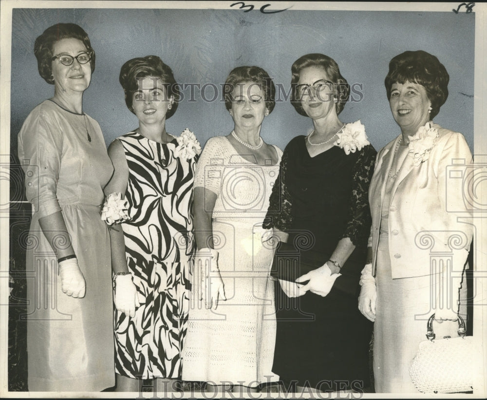 1966 New Orleans Garden Society Officers at Reception - Historic Images