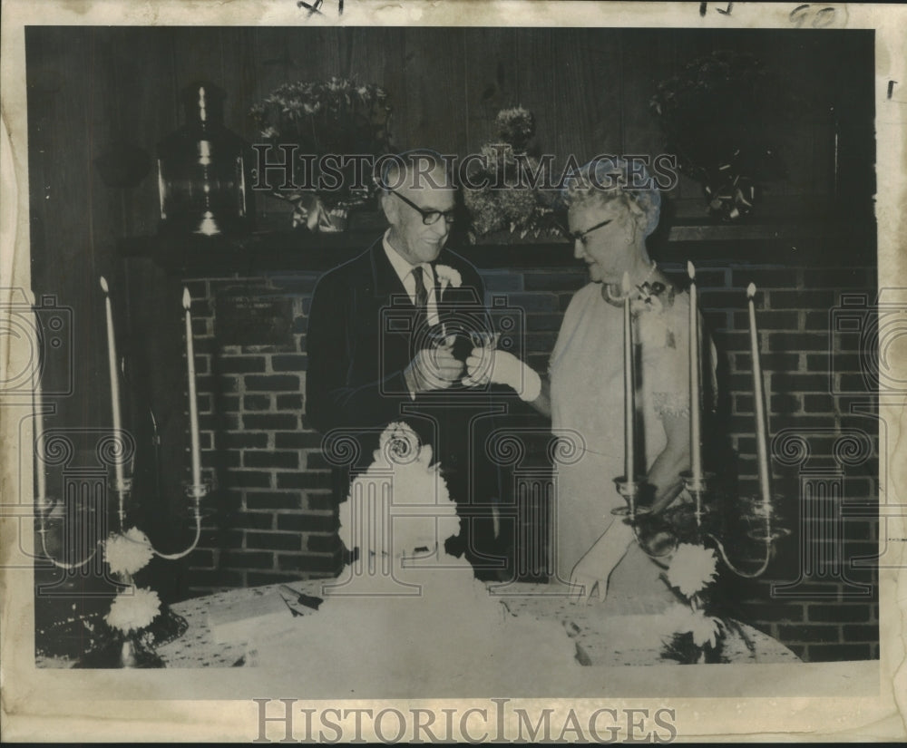 1968 Mr. and Mrs. Reuben Gray Celebrating Their 50th Anniversary - Historic Images