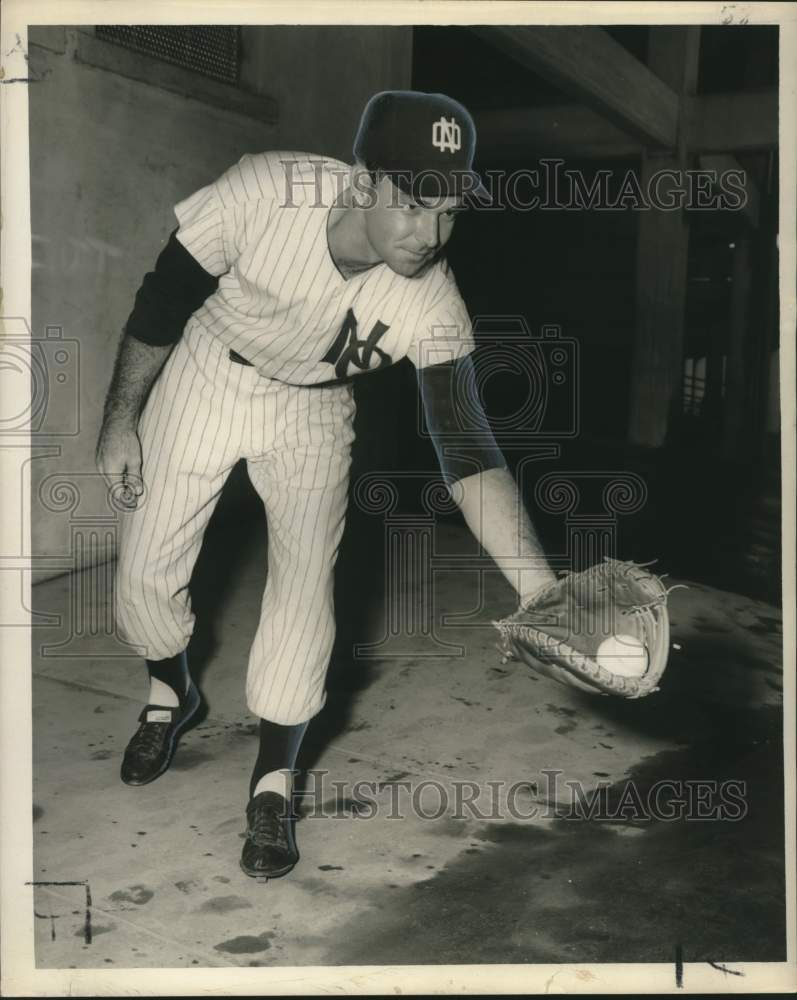 Press Photo New Orleans Baseball, First Baseman, Tookie Gilbert - Historic Images