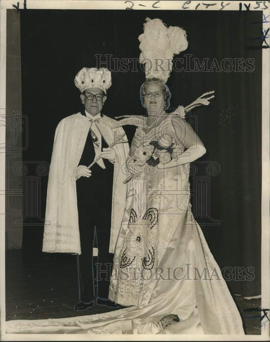 1967 New Orleans - J. Arthur Mendoza & Sophie Brown at GANO Ball-Historic Images