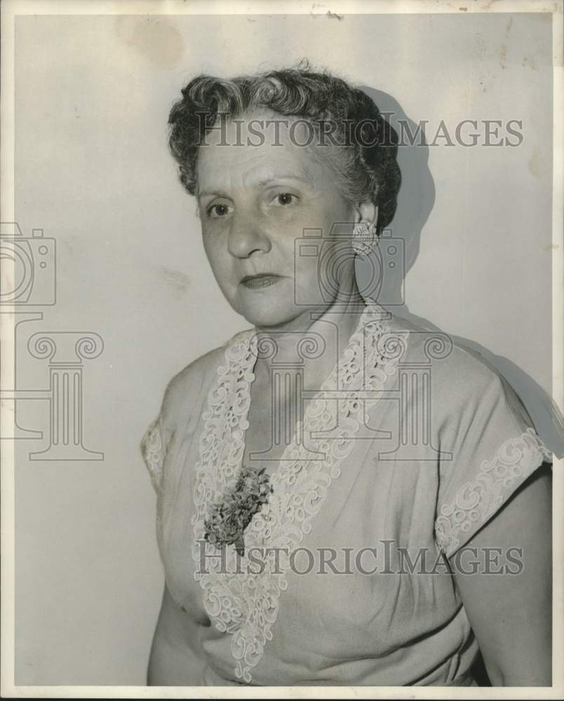 1954 Mrs. J.L. Girodo Sr., President Metairie Woman&#39;s Club-Historic Images