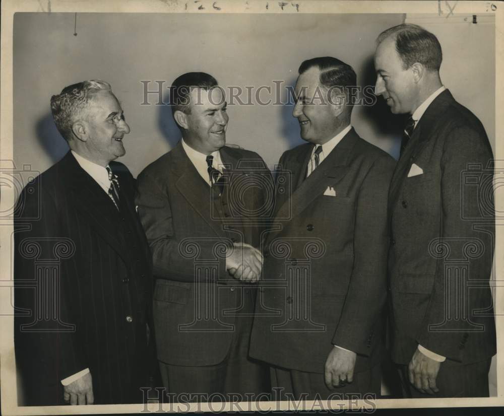 1948 Executives Congratulate Retiring VP Martin F. Gillen - Historic Images