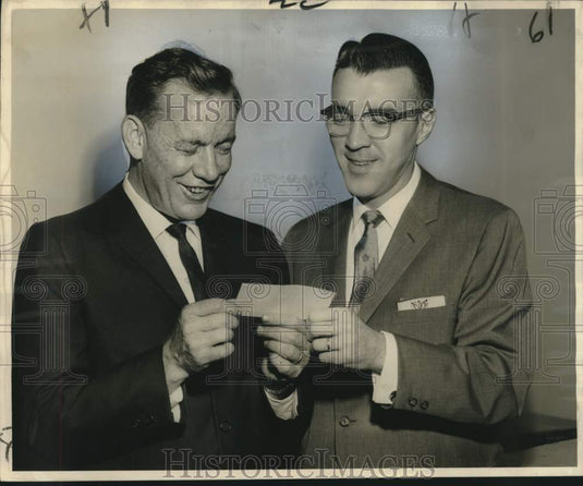 1963 A.C. Weatherford & G. Wray Gill Jr. of Blind Men's Association-Historic Images