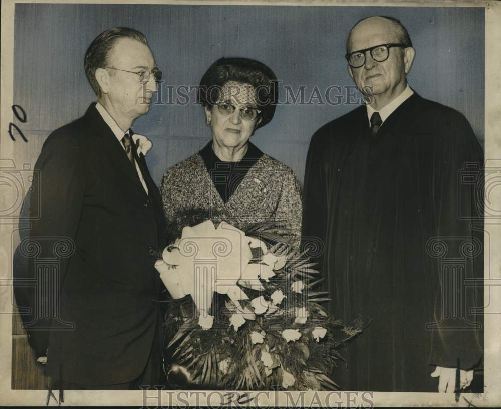 1969 Press Photo Chief Justice John B. Fournet, Louisiana Supreme Court - Historic Images