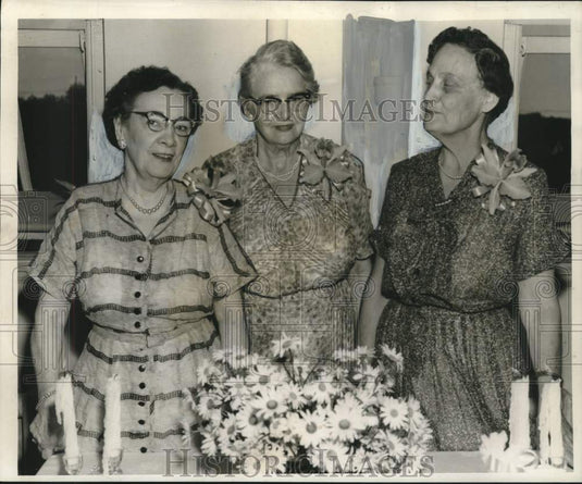 1958 Teacher Virginia Halloran, Pauline Meyers & Ann Connor Honored - Historic Images
