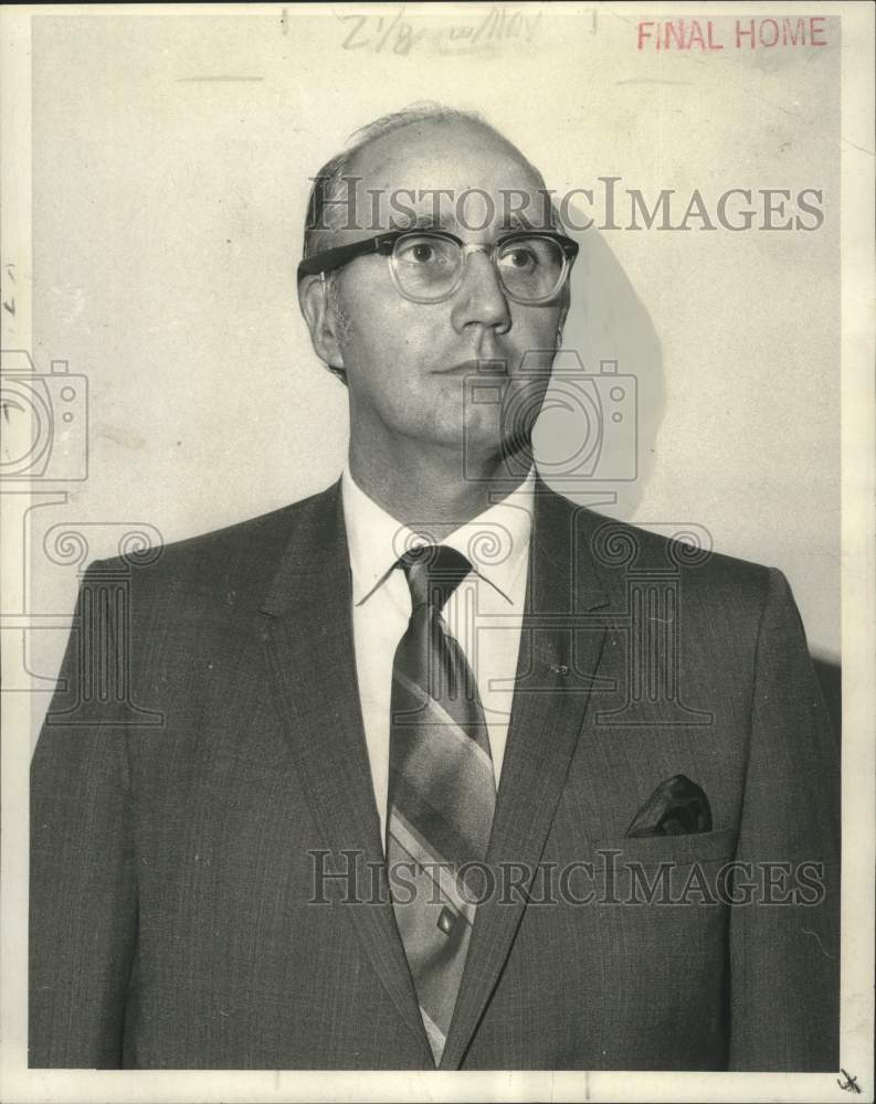 1969 Press Photo Executive Director, Gulf South Yokefellow, Reverend George Hay-Historic Images