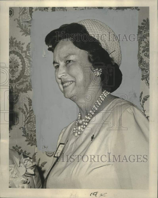 1965 Press Photo Mrs. Stanley Grzych, president Order of King's Daughters & Sons - Historic Images