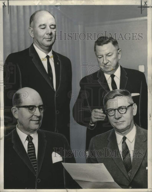 1962 Press Photo Officers of the Better Business Bureau - Historic Images
