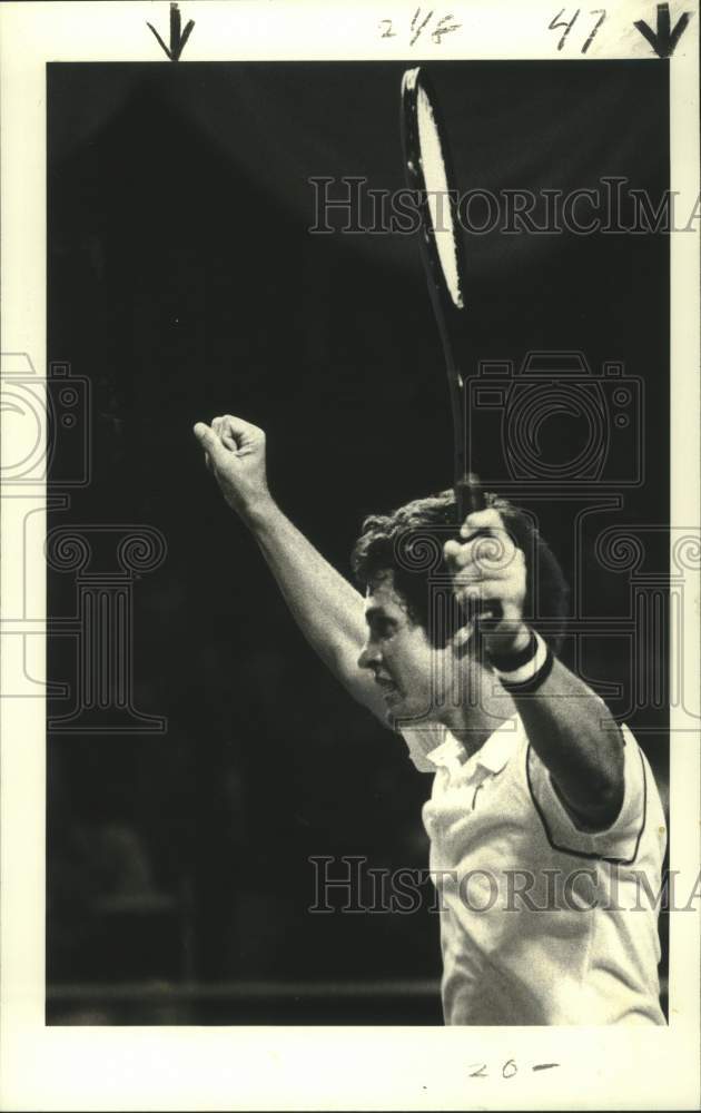 1979 Press Photo Tom Gullikson exults, tennis player - noo25065 - Historic Images