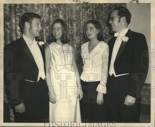 1969 New Orleans society members at a party-Historic Images