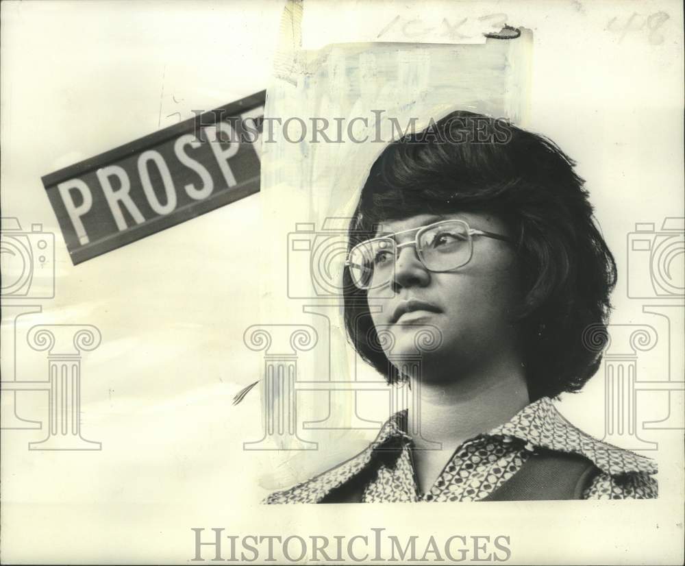 1974 Press Photo Enriqueta Guevara of Managua, Nicaragua - Historic Images