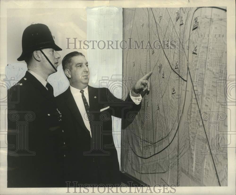 1961 English Policeman John Hand Visiting New Orleans-Historic Images