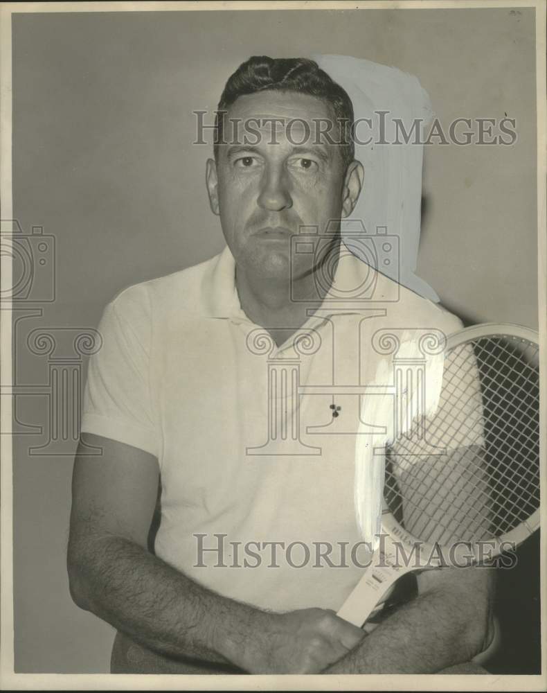 Press Photo Randy Gregson, tennis player - Historic Images