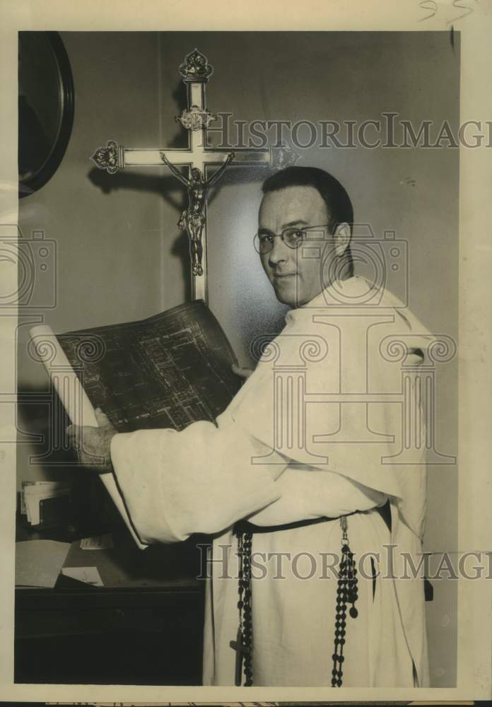 1948 Press Photo Reverend Fr. Harry A. Hall - noo26063-Historic Images