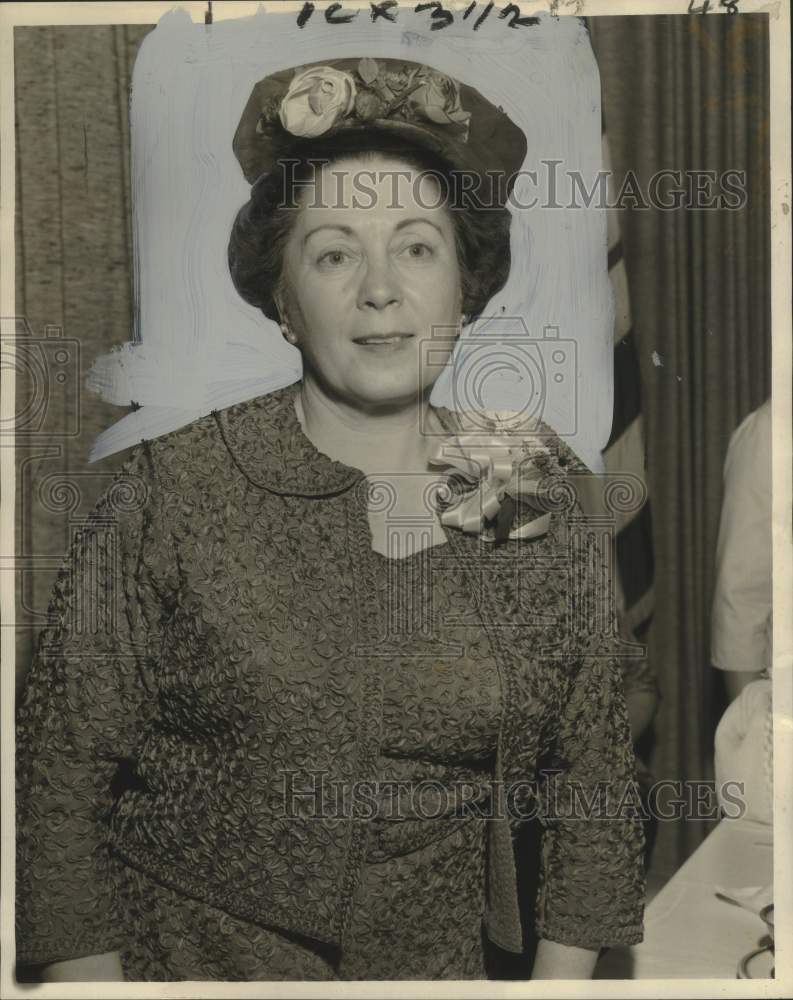 1963 General Federation of Women&#39;s Clubs President Mrs. W Hasebroock-Historic Images