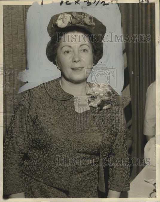 1963 General Federation of Women's Clubs President Mrs. W Hasebroock-Historic Images