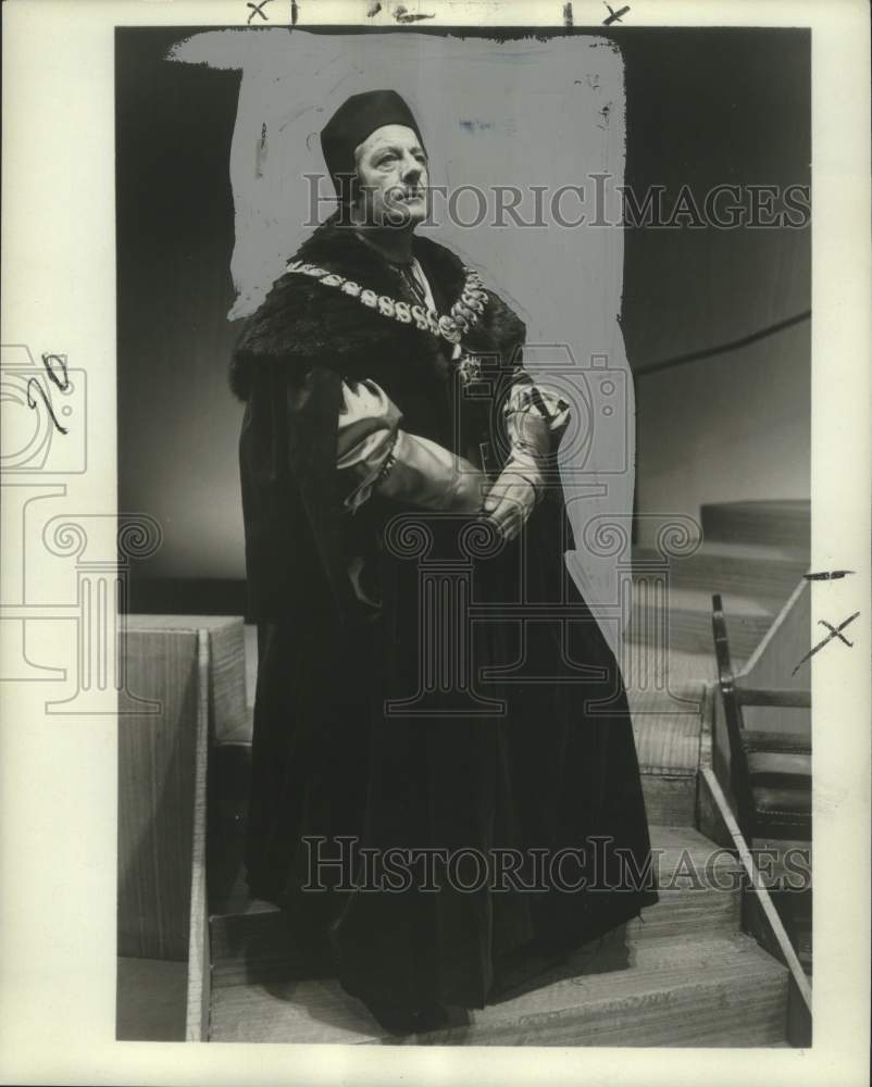 1963 Press Photo Robert Harris in "A Man for All Seasons" as Sir Thomas More-Historic Images