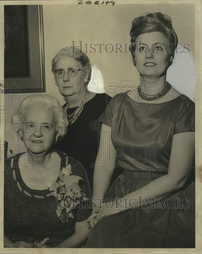 1962 Top members of The Order of Eastern Star in New Orleans - Historic Images