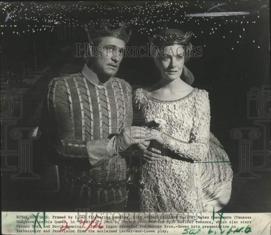 1967 Richard Harris and Vanessa Redgrave, "Camelot"-Historic Images
