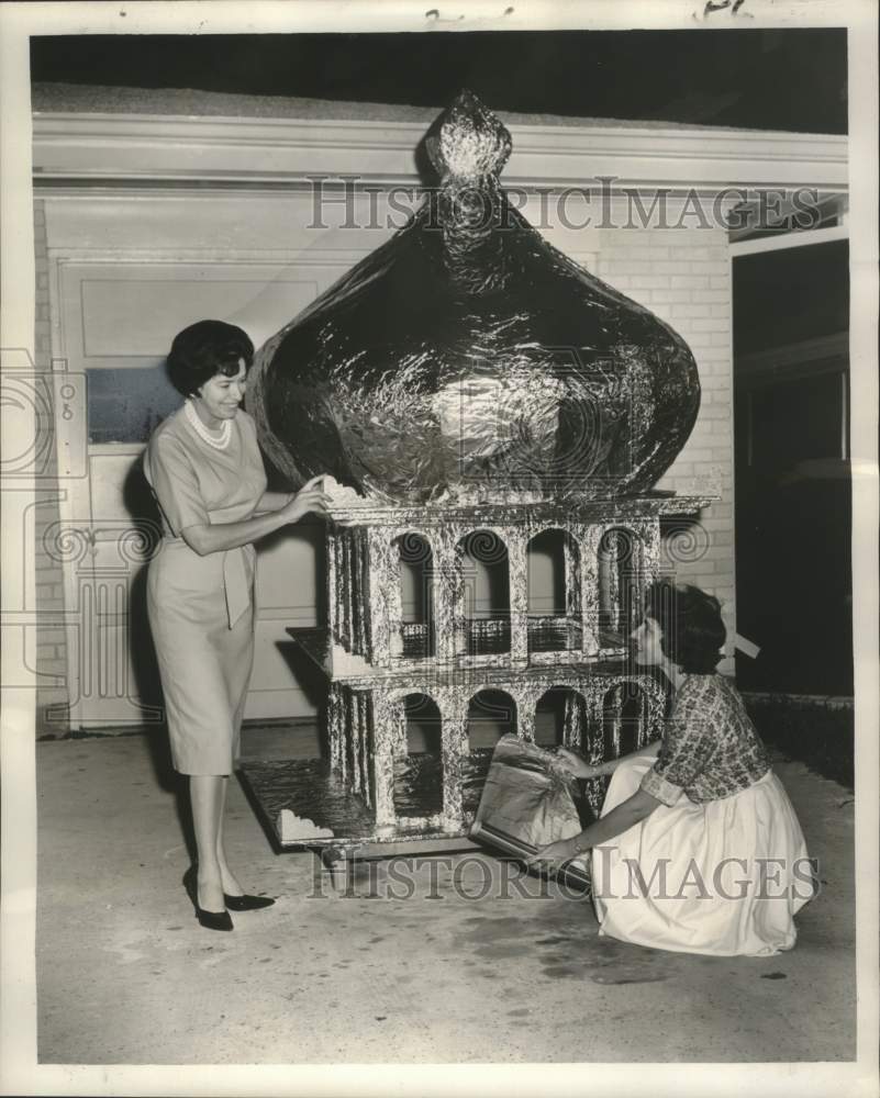 1961 Mrs. Adan Gutierrez &amp; Mrs Derrell Smith- Beta Sigma Phi members-Historic Images