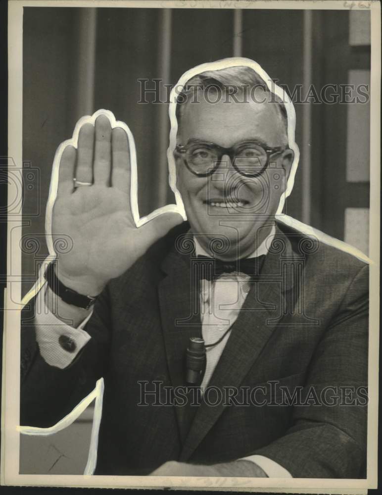 1959 Dave Garroway in &quot;Today&quot; on NBC-TV Network - Historic Images