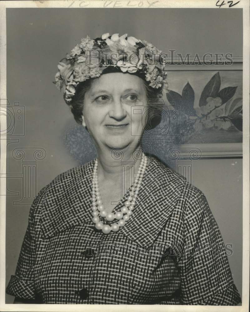 1963 Mrs. Floyd Heath of the United Daughters of the Confederacy.-Historic Images