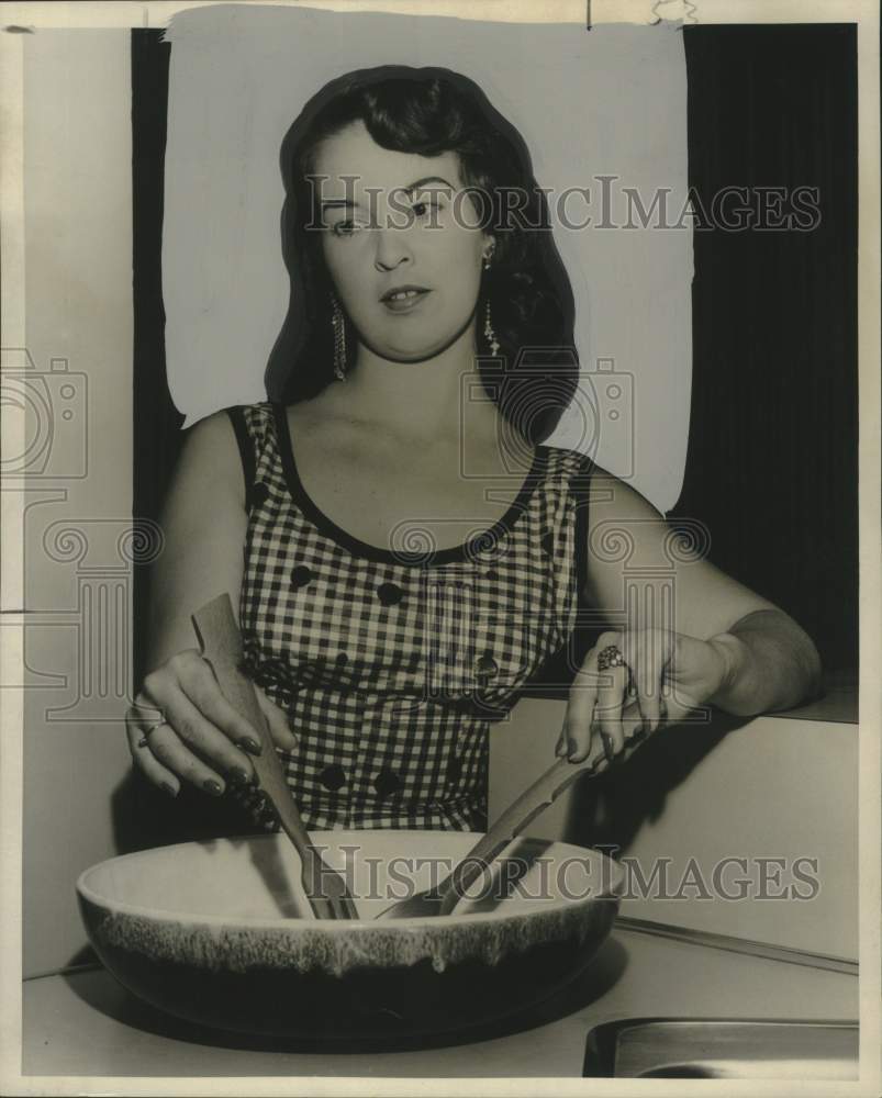 1955 Gloria Guynes, Miss Home Show contestant - Historic Images