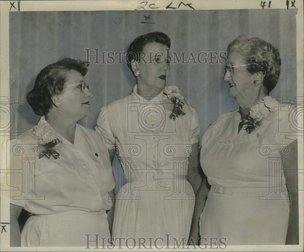 1959 Press Photo Officers of the New Orleans chapter of Gold Star Mothers - Historic Images