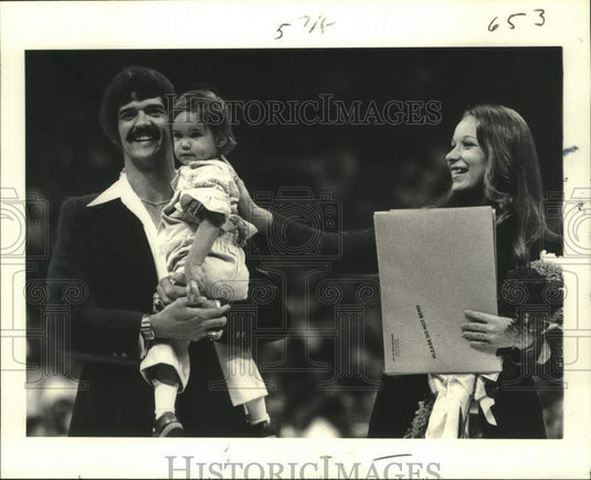 1978 Press Photo New York Yankee pitcher Ron Guidry honored in New Orleans - Historic Images