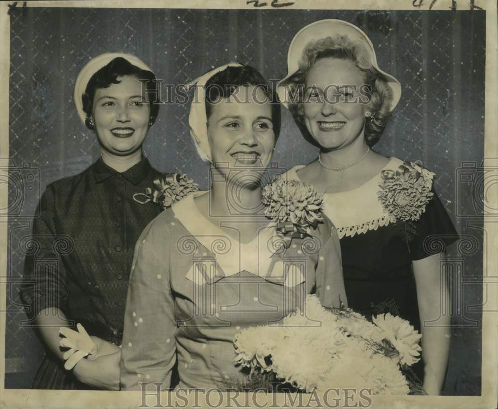 1957 Mrs. Charles Ganucheaux, named &quot;Home Week Queen&quot; in New Orleans - Historic Images