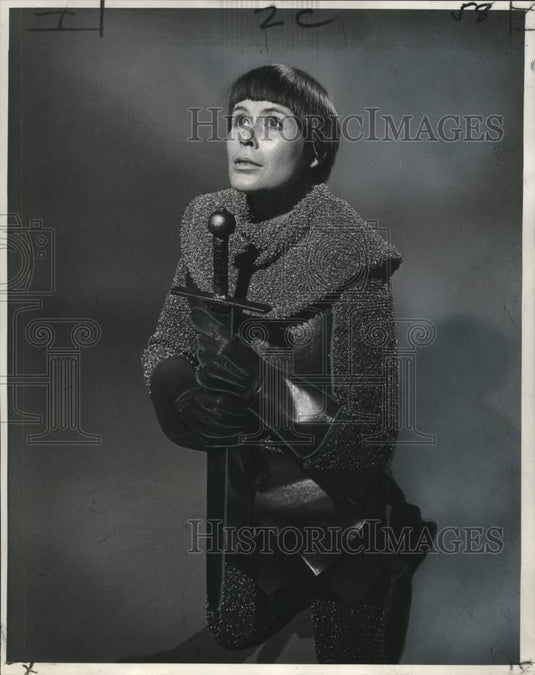 1968 Press Photo Suzanne Grossman in "Saint Jean" at the Repertory Theater - Historic Images