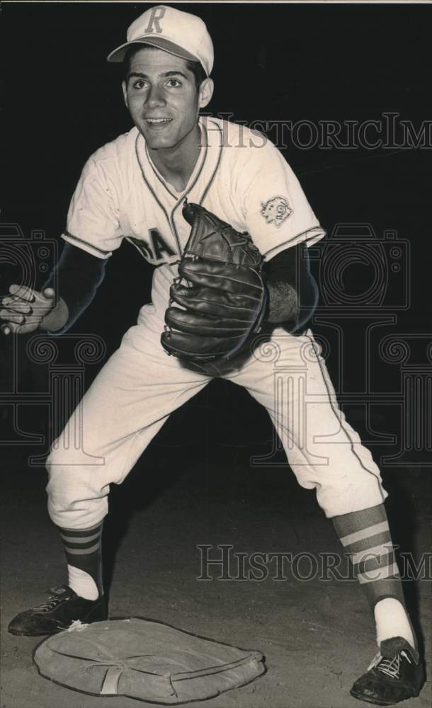 1967 Press Photo First District American Legion Baseball Player Wilbur Hernandez- Historic Images