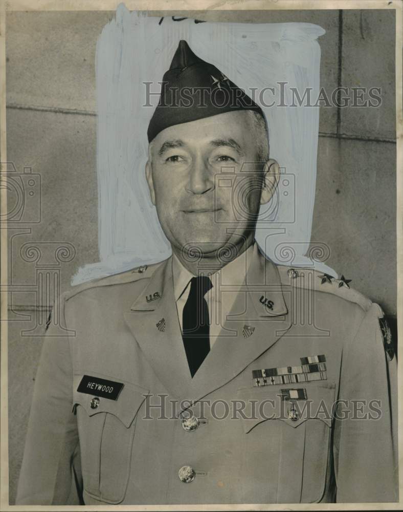 1964 Major General Edwin H. Heywood, at conference in New Orleans - Historic Images